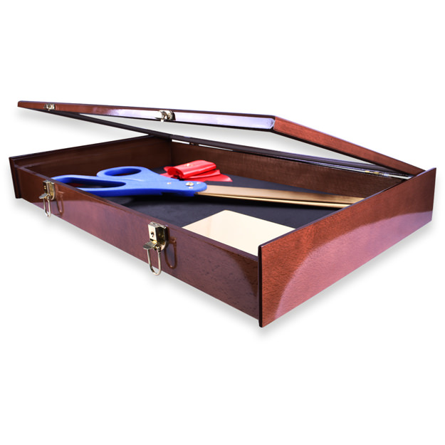 30 Inch Ceremonial Scissor Wooden Display Case | Ceremonial ...