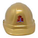 Gold Hard Hat Customized