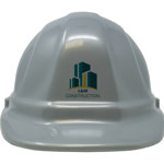 Silver Hard hat Customized