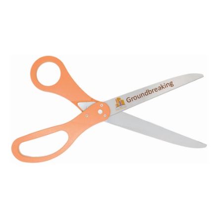 Printed Orange Scissors