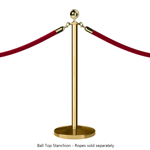 Brass  Ball Top Stanchion