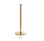 Brass Flat Top Stanchion