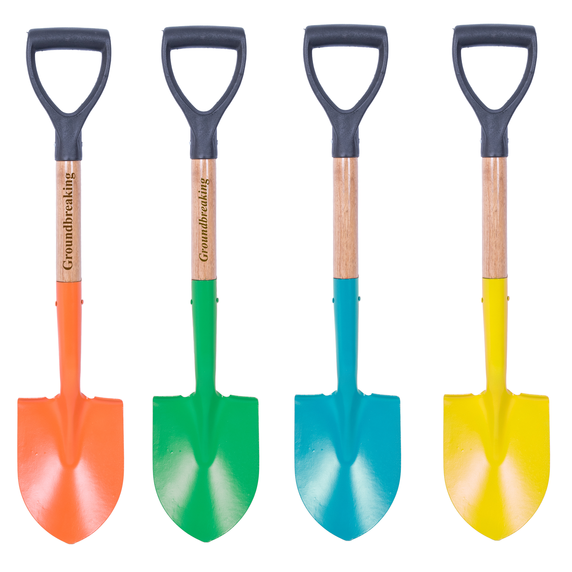 26" shovels in various colors