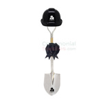 Black Groundbreaking Deluxe Shovel Kit with Matching Hard Hat and Bow.