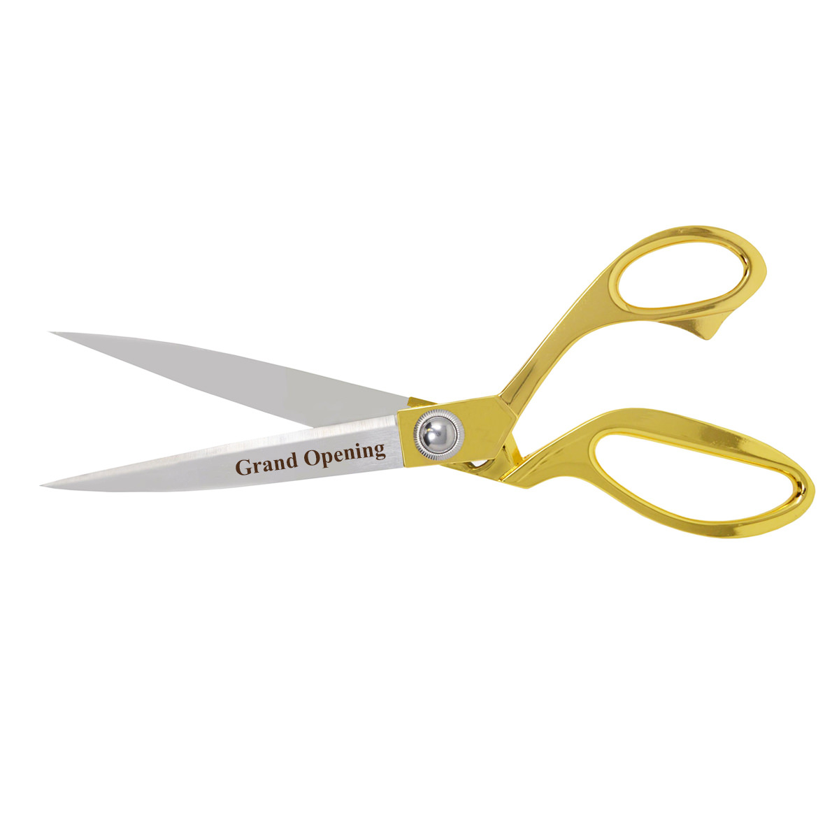 40 inch GOLD Plated Scissors with Silver Blades - Golden Openings