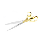 Alternate view deluxe golden handle stainless steel ceremonial scissors