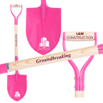 Picture of The Pink Groundbreaking Shovel with Logo