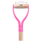 Pink Groundbreaking Shovel handle