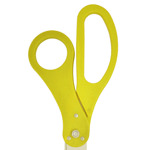 Image of yellow custom scissor handles.