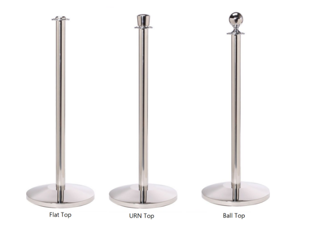 Polished Steel Stanchion 