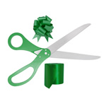 3 Piece Green Essential Ribbon Cutting Kit