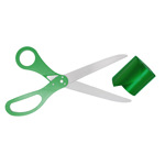 Picture of Matching Green Ribbon Cutting Kit.