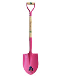 Image of The Tempered Pink Groundbreaking Shovel with Logo