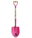 Image of The Tempered Pink Groundbreaking Shovel with Logo