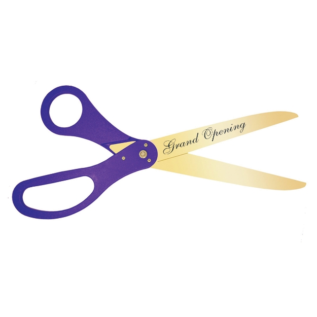 Custom Golden Blade Scissors W/ Logo And/Or Text | Ceremonial ...
