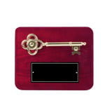 Image of the Cherry Key to the City Plaque with Logo