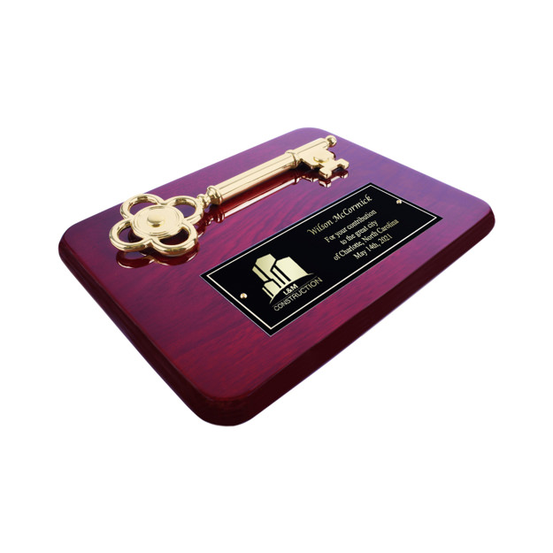 Cherry Wood Key to the City Award Plaque | Ceremonial Groundbreaking ...