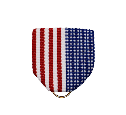 Picture of Stars and Stripes Pin Back Ribbon Medal Pin