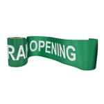 Picture of the Green Pre-printed Grand Opening Ribbon