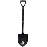 Black metal and wood paint finish shovel customized