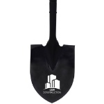 Black metal and wood paint finish shovel head customized