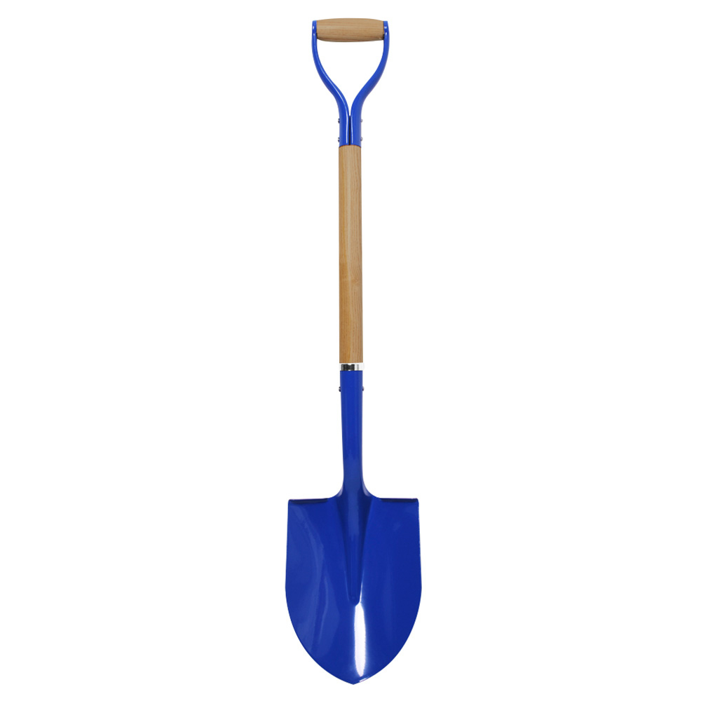 blue color ceremonial shovel