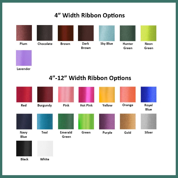Full Color Extra Wide Custom Printed Ribbon - All Colors Step & Repeat ...