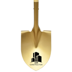 Customized Groundbreaking Gold Shovel Matte -head