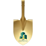 Customized Groundbreaking Gold Shovel Matte -head