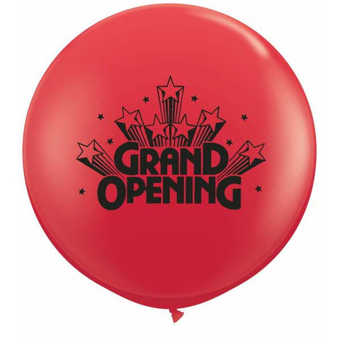 3 food grand opening balloon