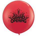 Grand Opening Balloon Black Print