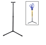 Giant ceremonial ribbon cutting scissors upright display stand example.