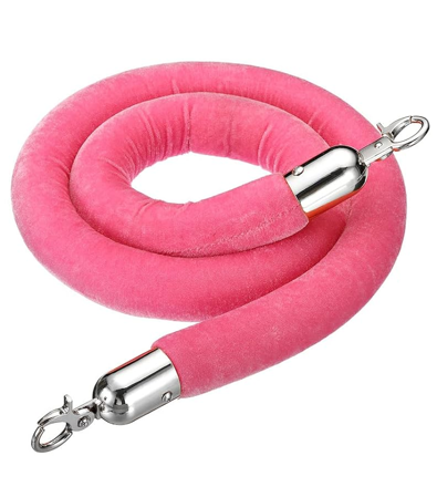 Pink Color Stanchion Rope 