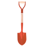 Red Color Steel Ceremonial Groundbreaking Mini Shovel
