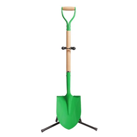 Green Ceremonial Groundbreaking Shovel Picture of the Green Ceremonial Groundbreaking Shovel