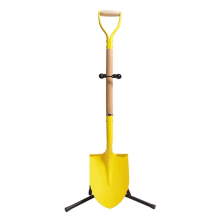 Yellow Ceremonial Groundbreaking Shovel  Picture of the Yellow Ceremonial Groundbreaking Shovel