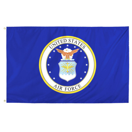 Air Force Polyester Flag Full image of the Air Force Polyester Flag