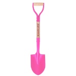 Customized Pink Color Steel Ceremonial Groundbreaking Mini Shovel