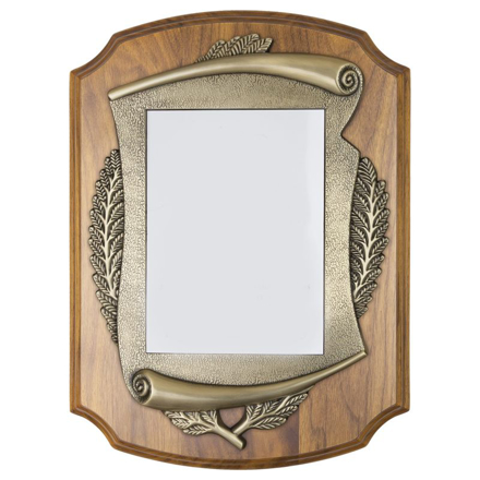 Show details for Genuine Walnut Embossed Scroll Plaque Picture of Genuine Walnut Embossed Scroll Plaque