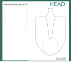 Picture of Off-White Ceremonial Groundbreaking Shovel