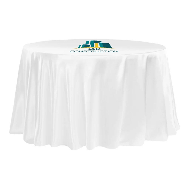 customizable event circle tablecloth | Ceremonial Groundbreaking, Grand ...