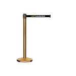 Custom Brass & Black Stanchion