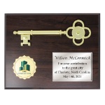 Photo of a Key To The City Recognition Plaque.
