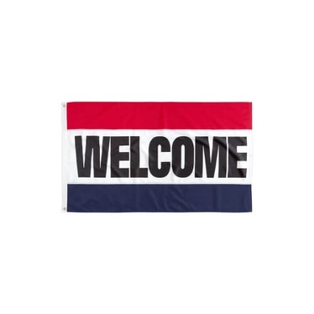 3'x5' Polyester horizontal WELCOME Flag 3'x5' Polyester horizontal WELCOME Flag