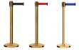 brass retractable stanchion