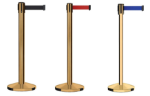 brass retractable stanchion