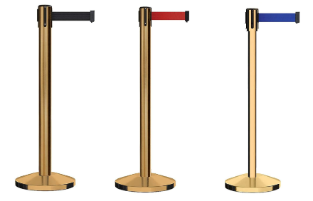 brass retractable stanchion brass retractable stanchion
