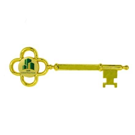 Show details for 12 Inch Golden Key to the City Picture of 12 Inch Golden Key to the City