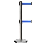 Blue Dual Belt Stanchion