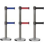 Three Dual Belt Stanchions
